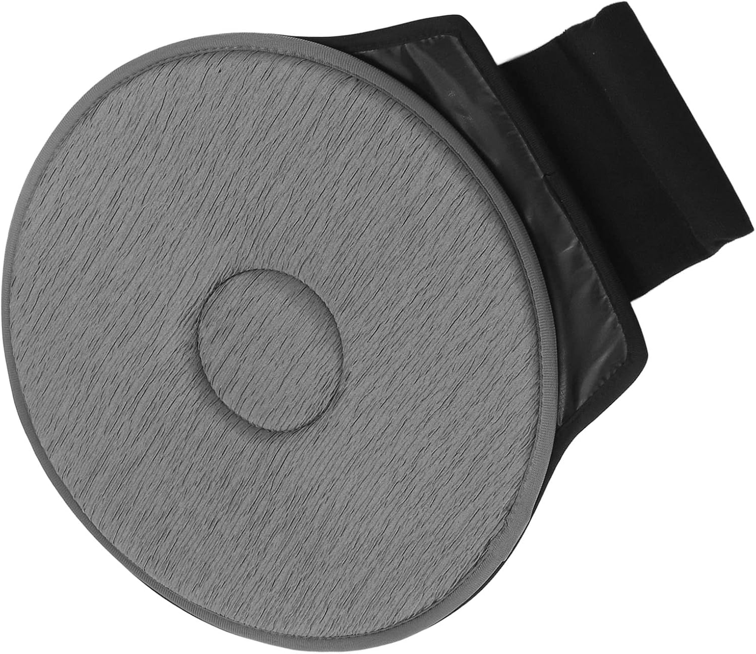Car Seat Cushion Portable Soft Breathable 360 Degree Rotation Seat Cushion for Elderly Pregnant Women (Grey)