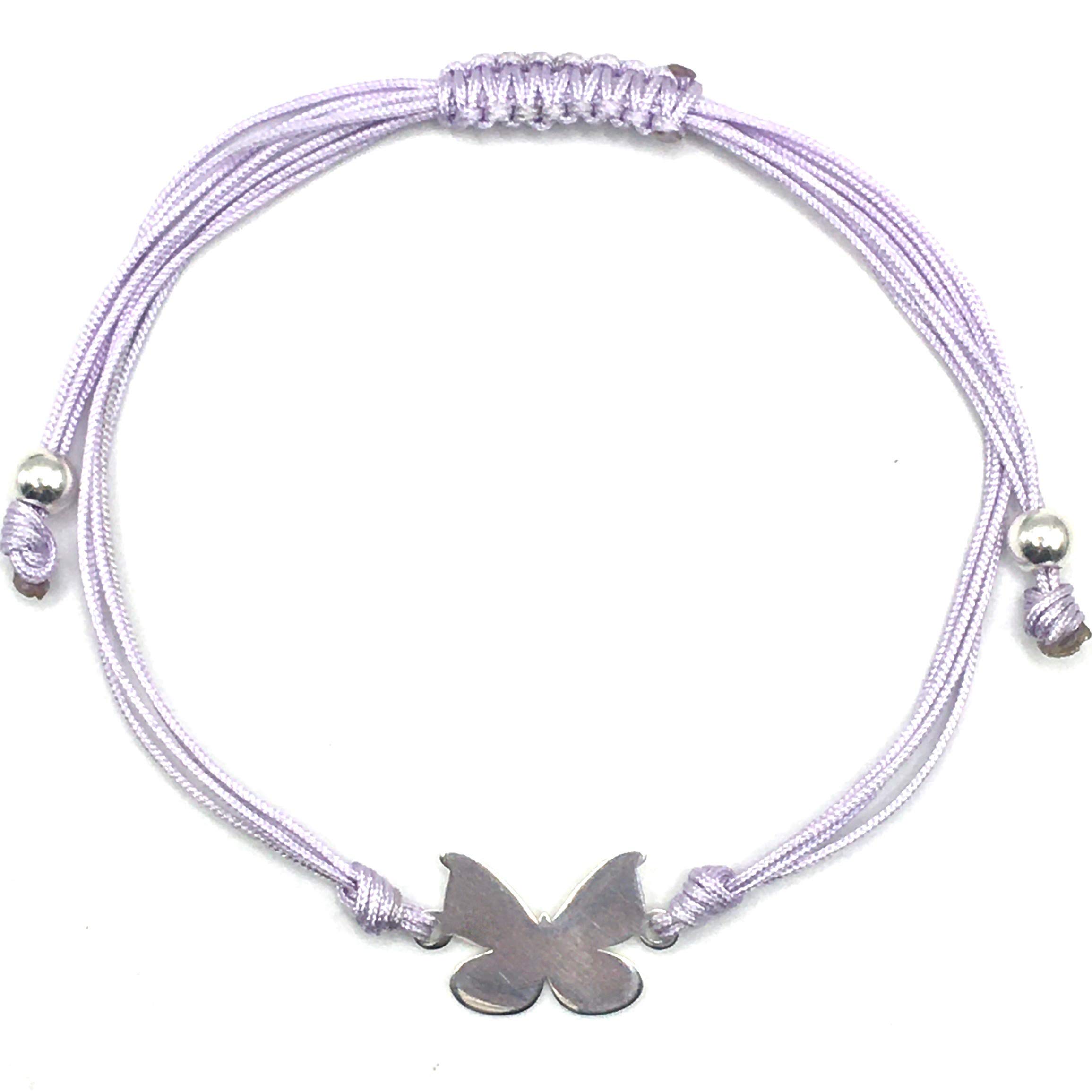 MASBARATAPulsera Mariposa Hilo DE Plata DE Ley 925/1000
