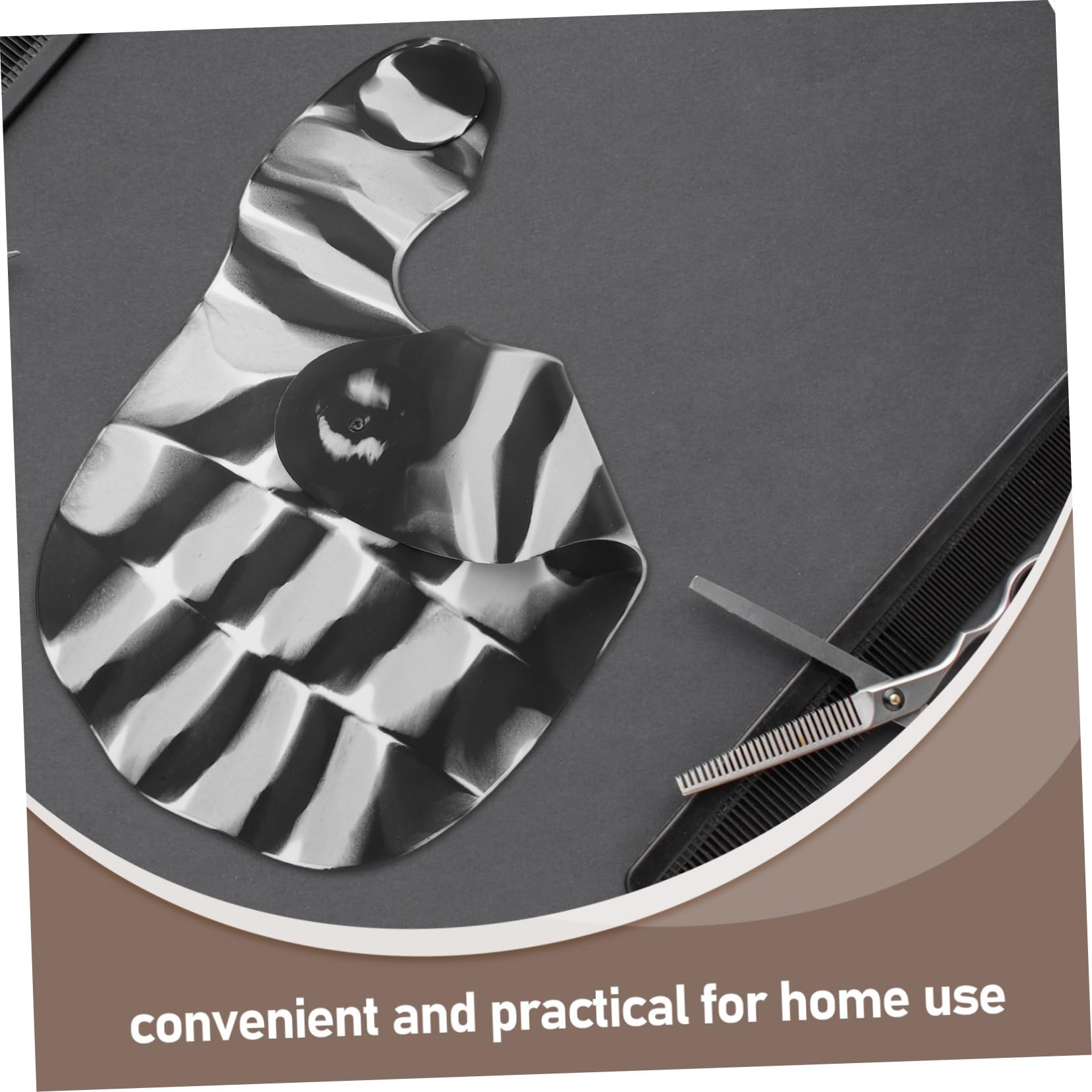 PACKOVE Spallina Da Parrucchiere Accessori Per Parrucchieri Strumento Di Taglio Dei Collare Tinto Per Utensili Da Taglio Dei Salone Gel Di Silice Khaki
