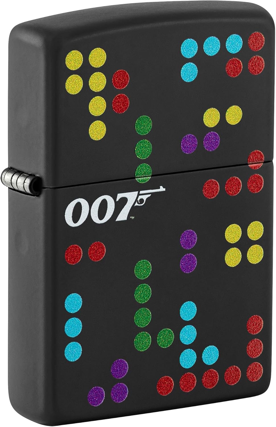 Zippo Lighter: James Bond, Dr. No Dots - Black Matte 81518
