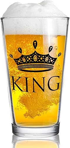 Miniatura 2 de King Queen, cristalería, multicolor/fantasía (King Beer Queen Wine)