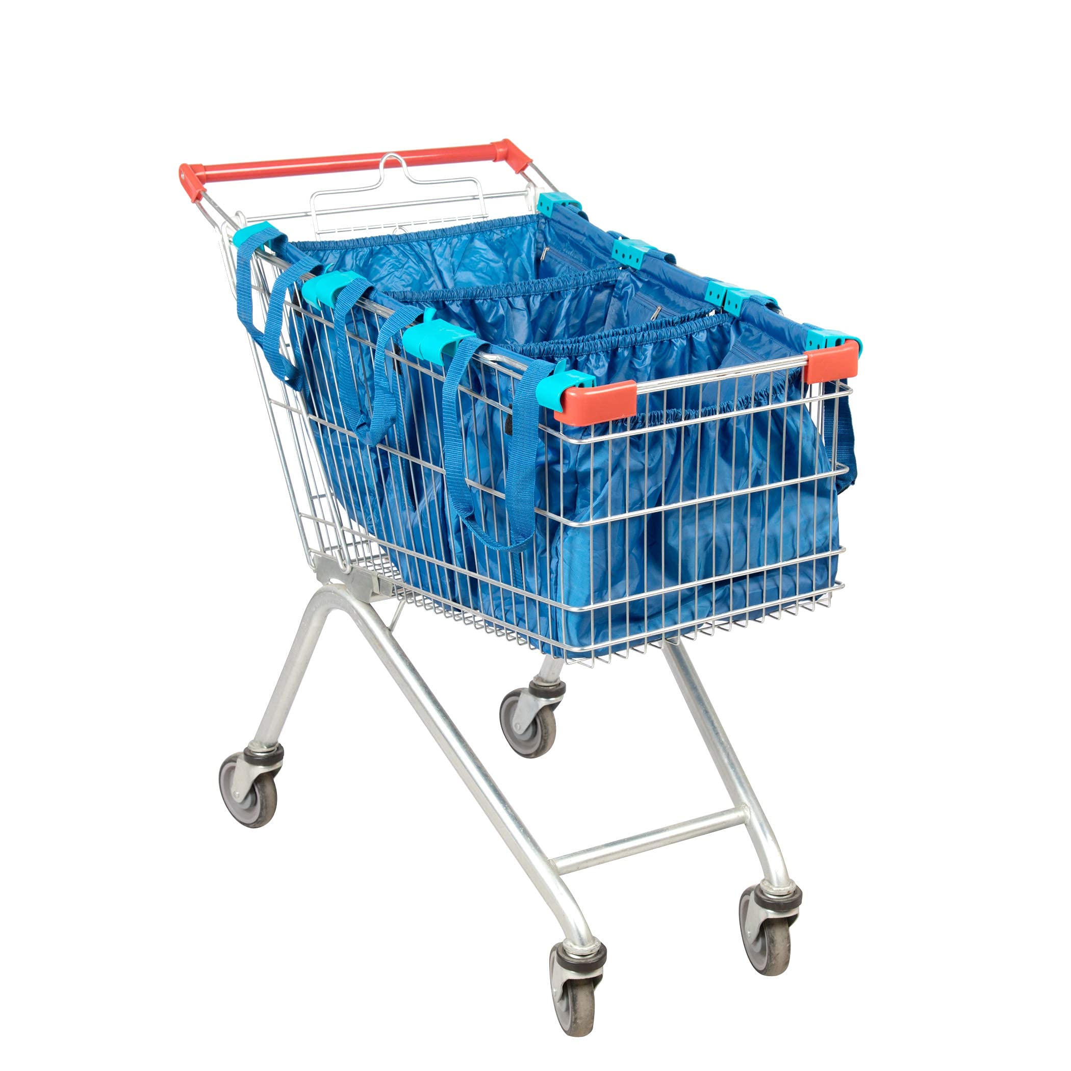 Handy Sandy - Bolsa de compras reutilizable, 3 unidades, bolsa universal para carrito de compras y compras