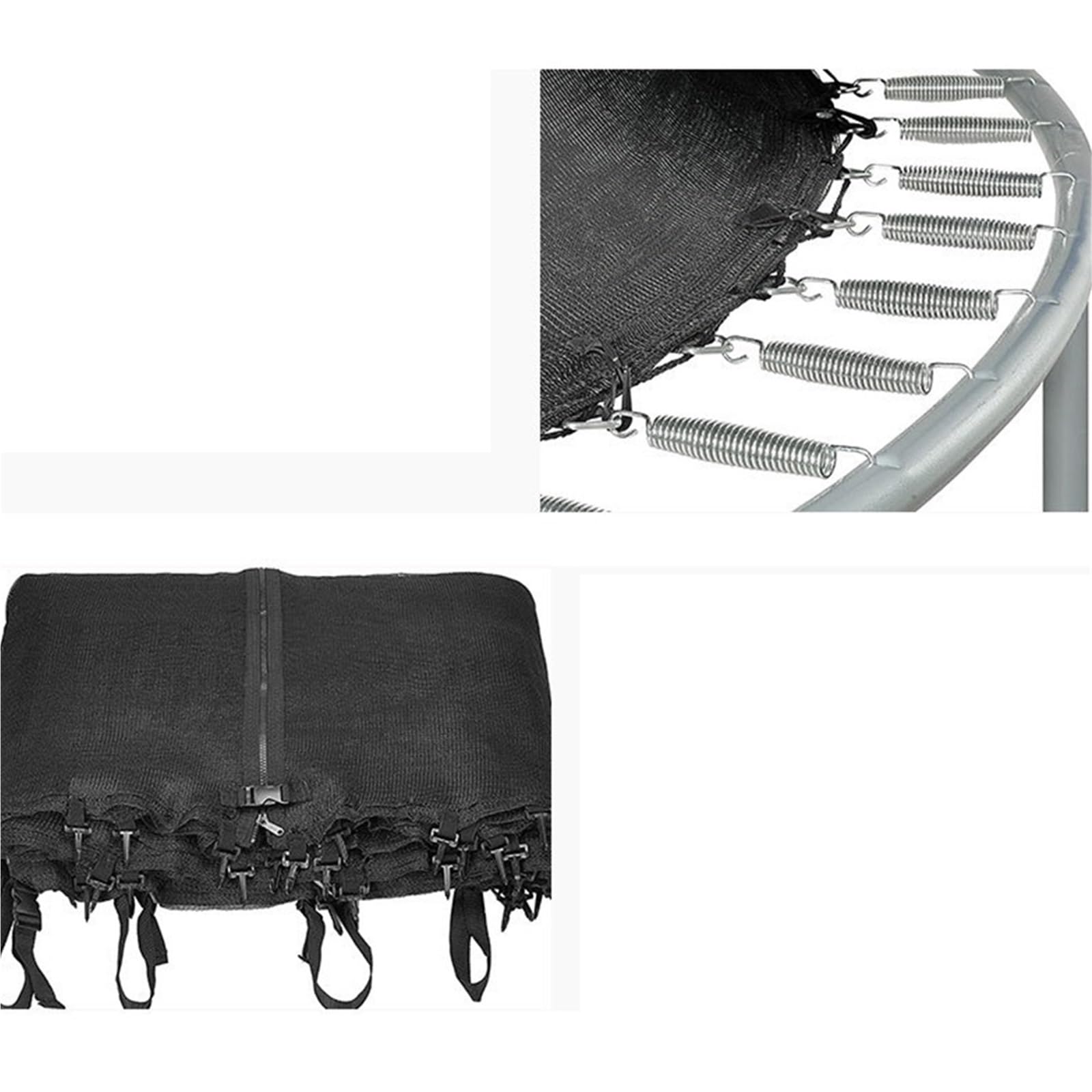 Rete di Sicurezza per trampolini Rete di Protezione for Trampolino in Nylon da 6/10/12/14 Piedi, Pali 6/8, Rete Sicurezza for