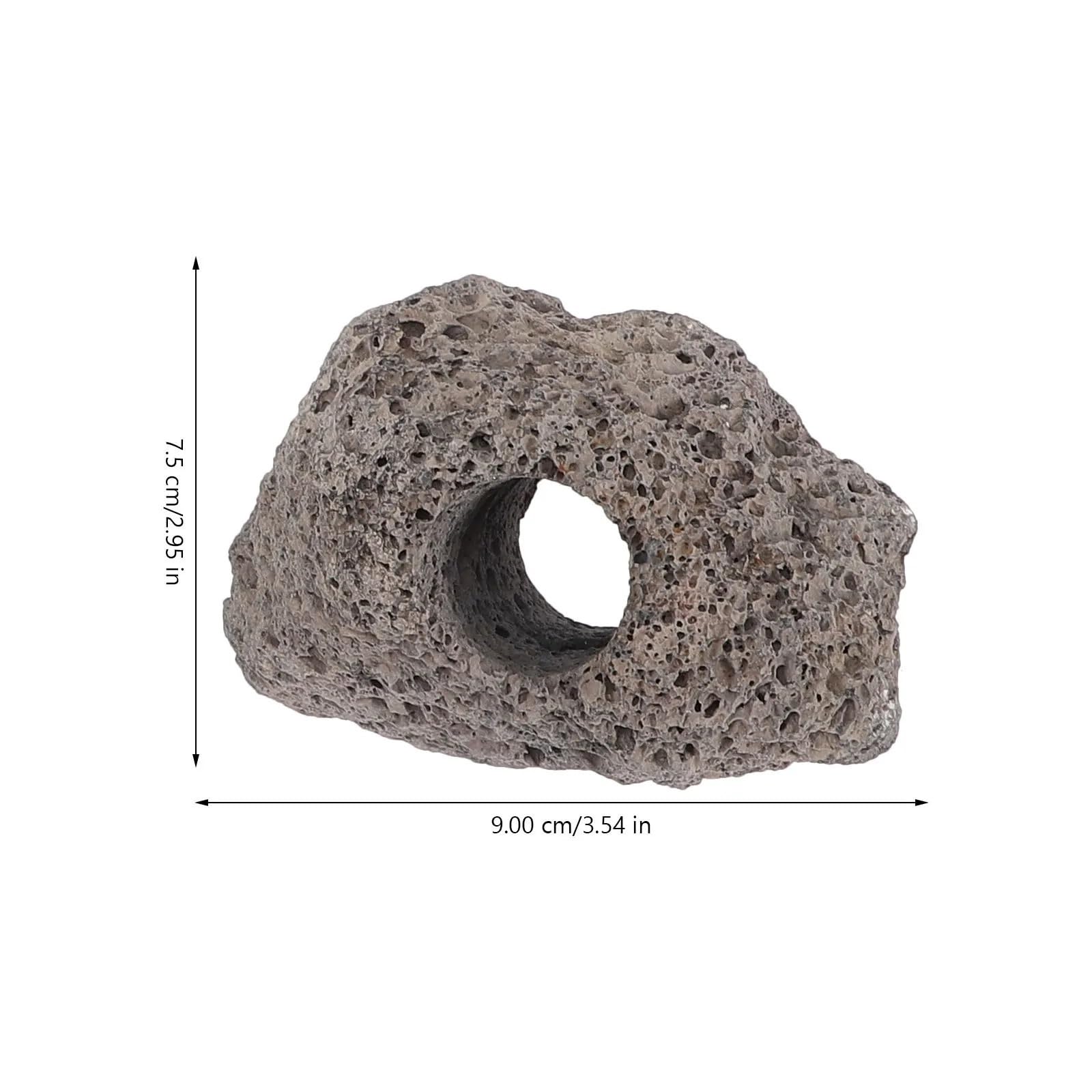 Lot de 10 pierres volcaniques décoratives pour aquarium Style naturel
