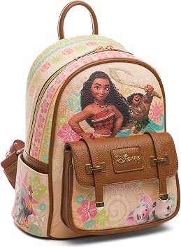 Wondapop Moana Making Waves 11 Vegan Leather Mini Backpack