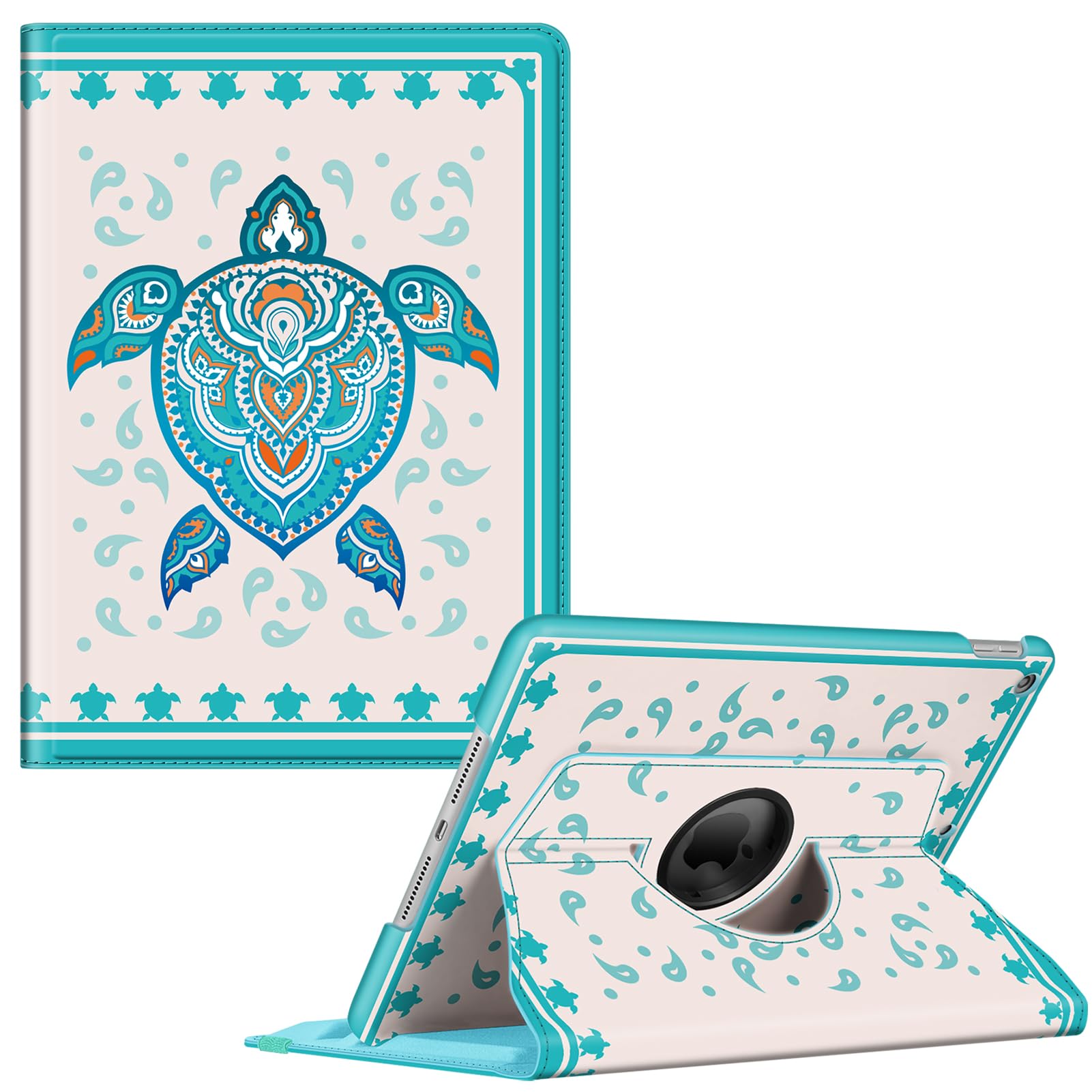 Fintie Rotating Case for iPad 9th Generation (2021) / 8th Generation (2020) / 7th Gen (2019) 10.2 Inch - 360 Degree Rotating Stand Cover with Pencil