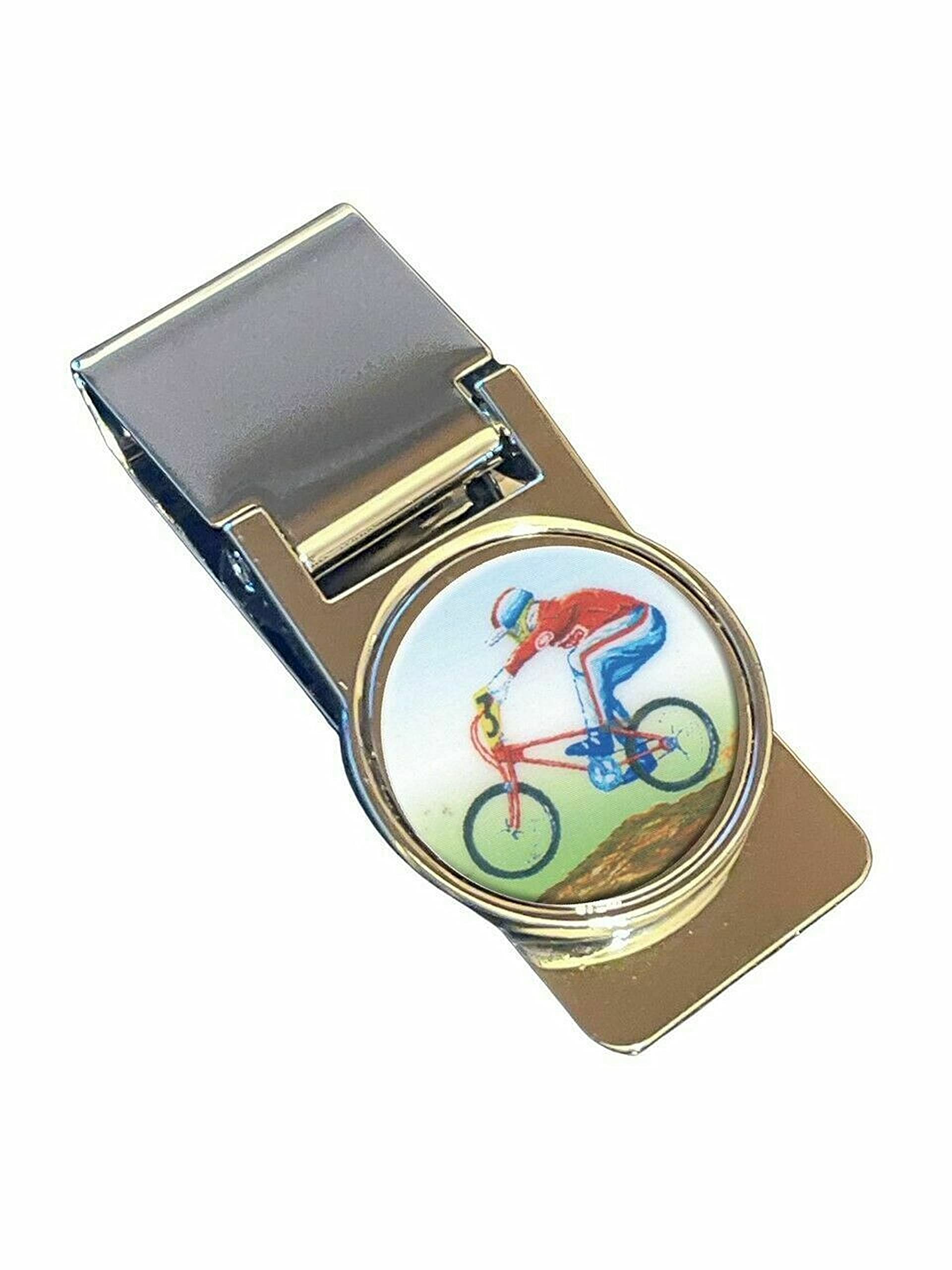 Emblems-Gifts B.M.X. Cycling Silver Money Clip Fantastic value (A)