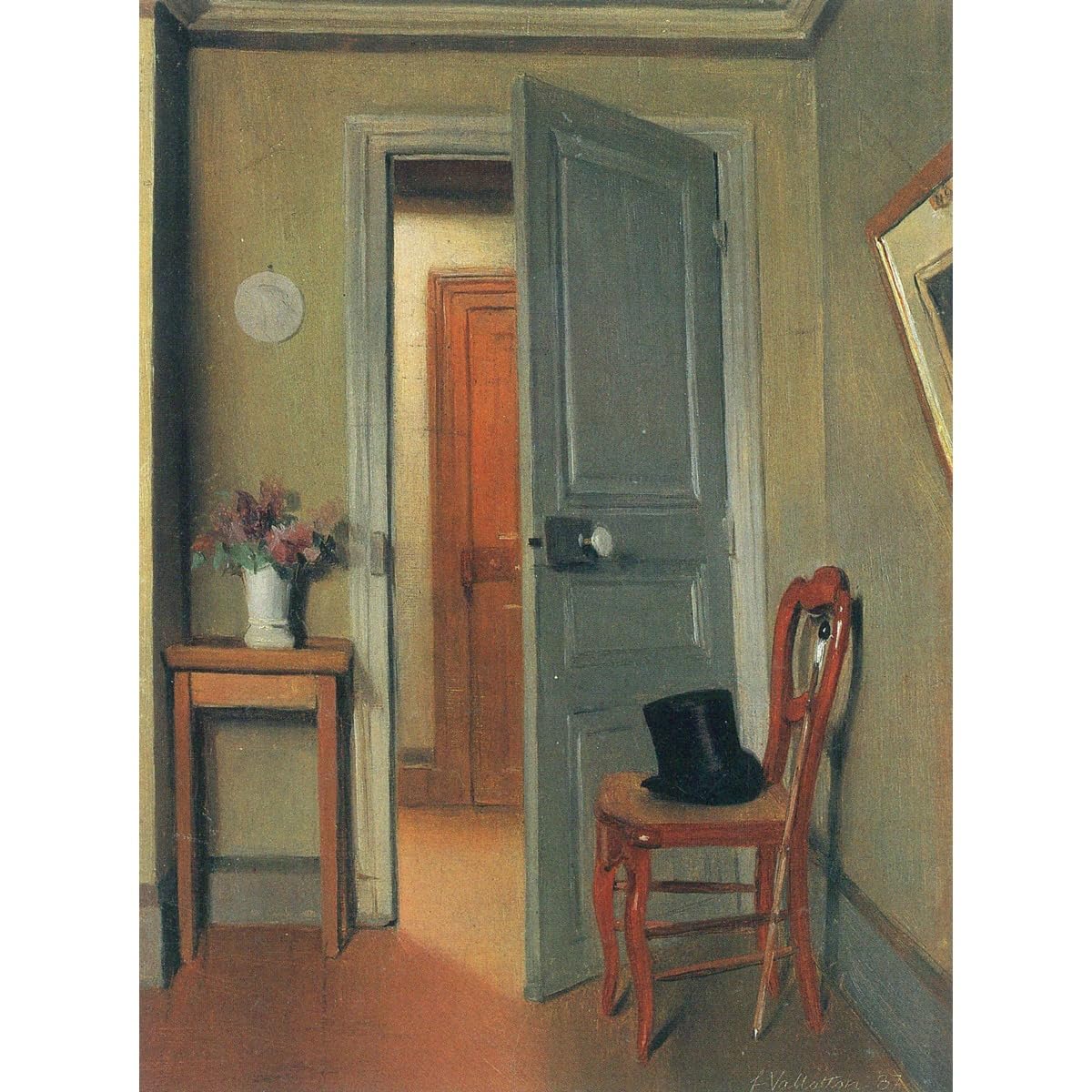 The Visit 2 Felix Vallotton affiche salon moderne grand format décor