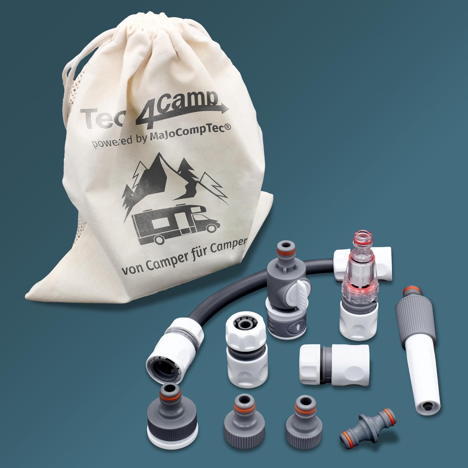 MaJoCompTec® CONNECT-30 Wohnmobil Wasser Tank Set| Caravan