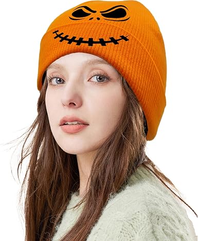 Mumufy 6-Pack Beanie Hats - Warm Stretch Knit Winter Hats For Men & Women, Multicolor Pattern, One Size Fits Most