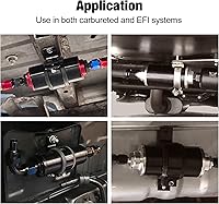 Vista 7 de EVIL ENERGY 6AN 8AN 10AN Filtro de combustible en línea 10 micrones 50MM aluminio