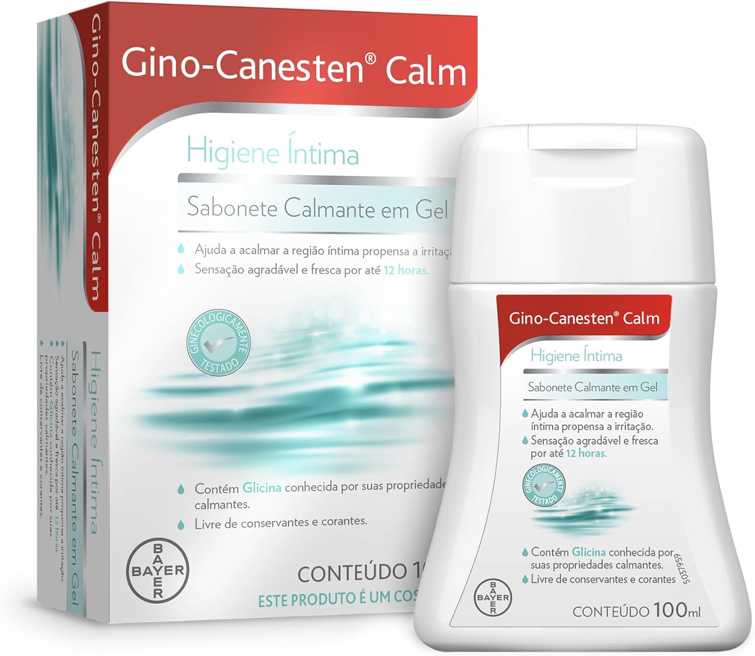 Gino-Canesten Calm Gel Íntimo Calmante 100ml — Melhor para Conforto Íntimo Diário