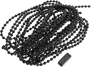 HOMSFOU 1 Conjunto De Persianas Romanas Para Janelas Acessórios De Casamento Persianas Pretas Correntes De Rolos Com Contas Persianas Zebra Para Janelas Contas De Casamento Cortinas