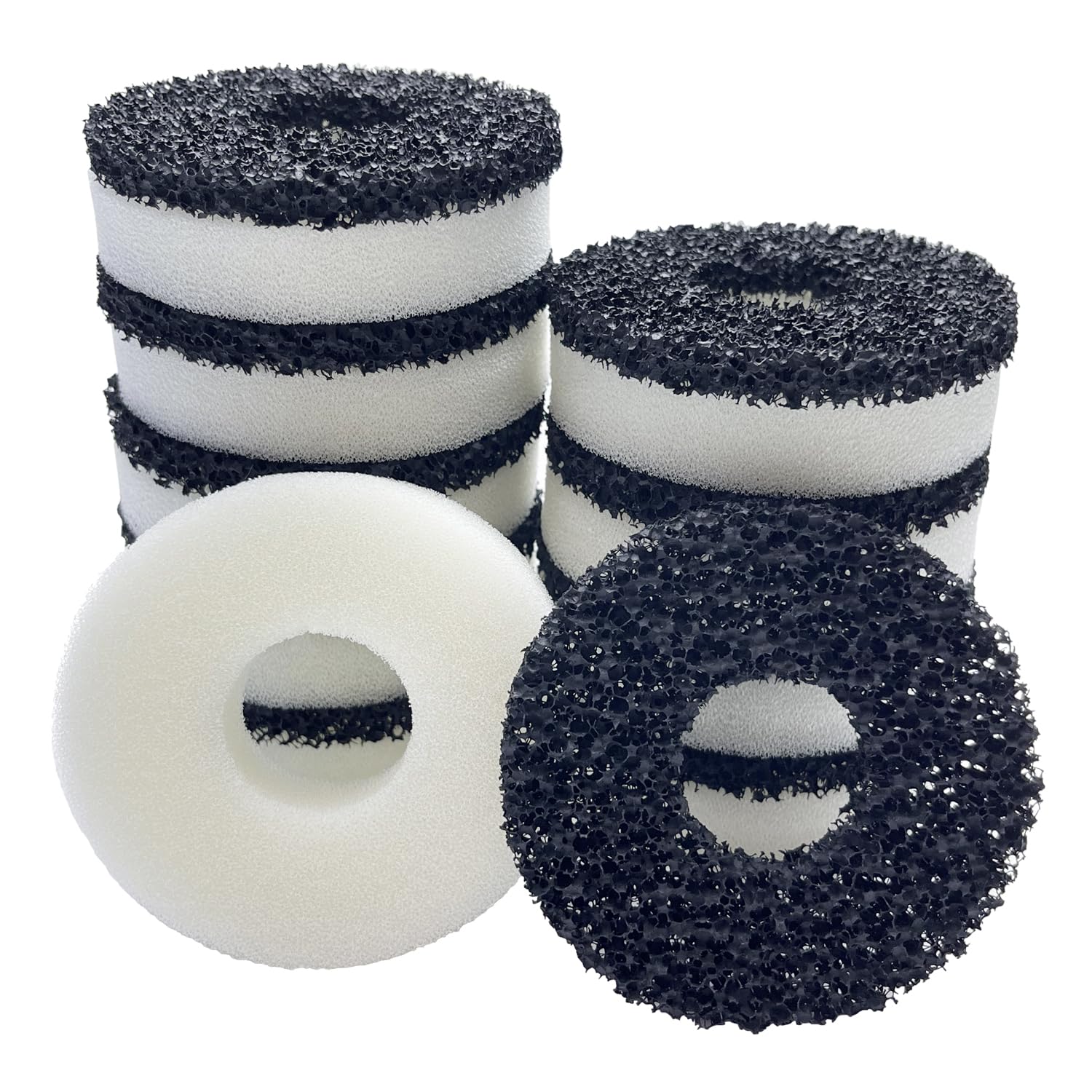 INSLIFE フィルターパッド 活性炭マット ろ過 スポンジ biOrb(バイオーブ)水槽に適用 20枚入り 水槽用品