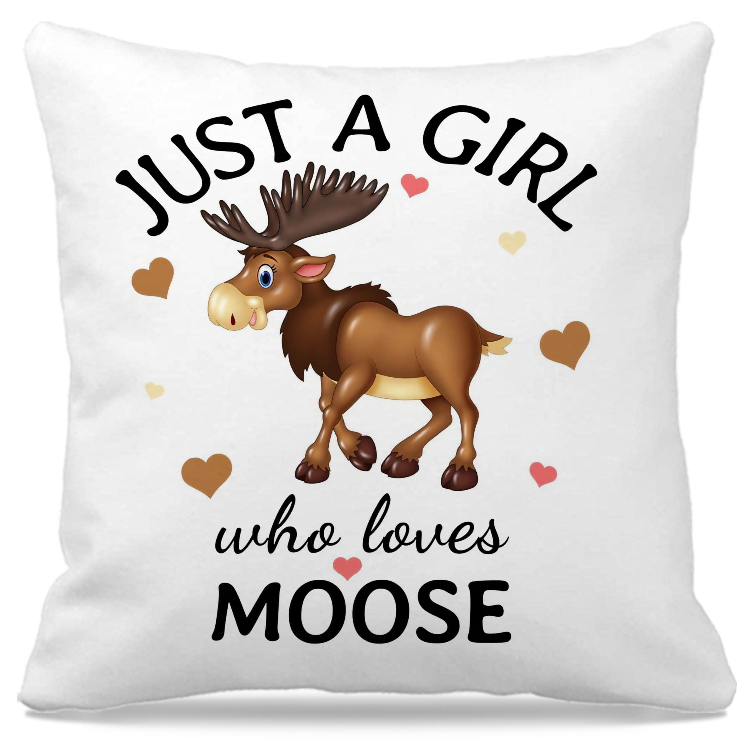 Nogrit Moose Pillow Covers Decor,Moose Gifts Christmas Decorations for Grils Room Couch Home Bedroom Living Room Throw Pillow Cover for Women mrs 18x18