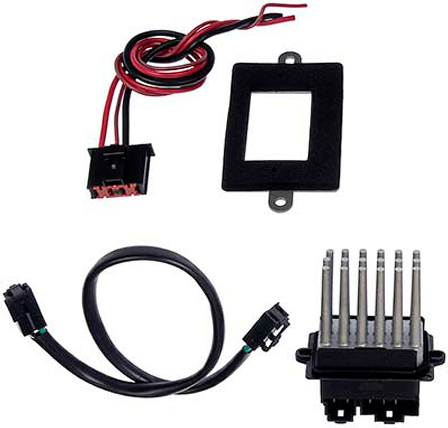 APDTY 084535 Blower Motor Resistor Kit with Harness