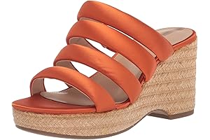 Comfy and Stylish: Orange Wedge Sandals for Women