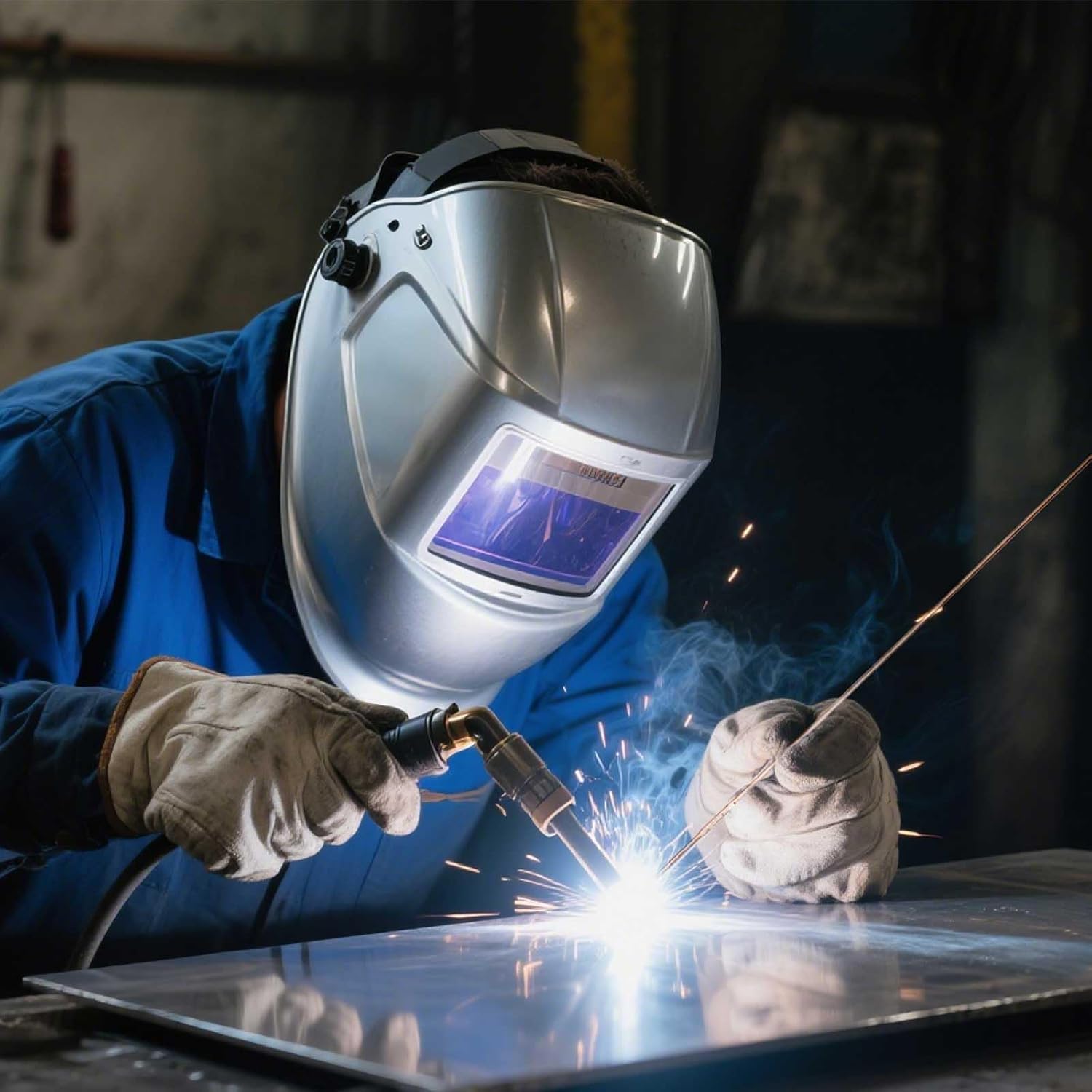 ER70S-6 TIG Welding Rod 1/16" x 16", 5.5LB Mild Steel TIG Filler Rod – Smooth Arc, Low Spatter, Ideal for Mild Steel & Rusty Metal Welding