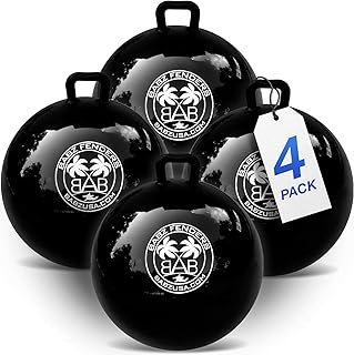 BABZ - The Original Inflatable Boat Fender Bumper for Docking, Tie Up Raft, Marine, Wakesurf, Pontoon, Fishing, Yachts, and More