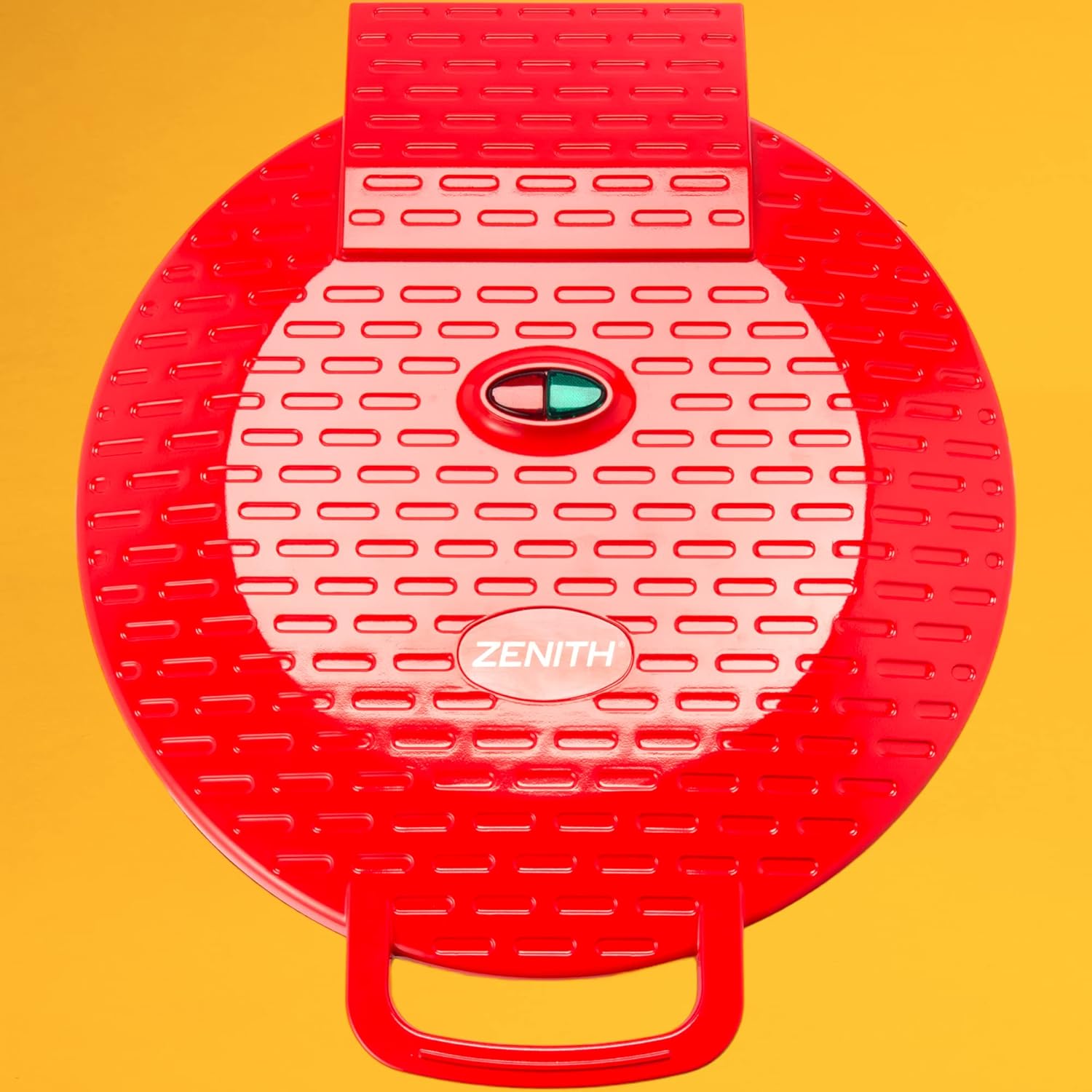 Zenith Versa Grill Non-Stick Pizza Maker Machine For Home, Calzone Maker, Pizza Oven Converts to Electric indoor Grill, Second Generation, Red