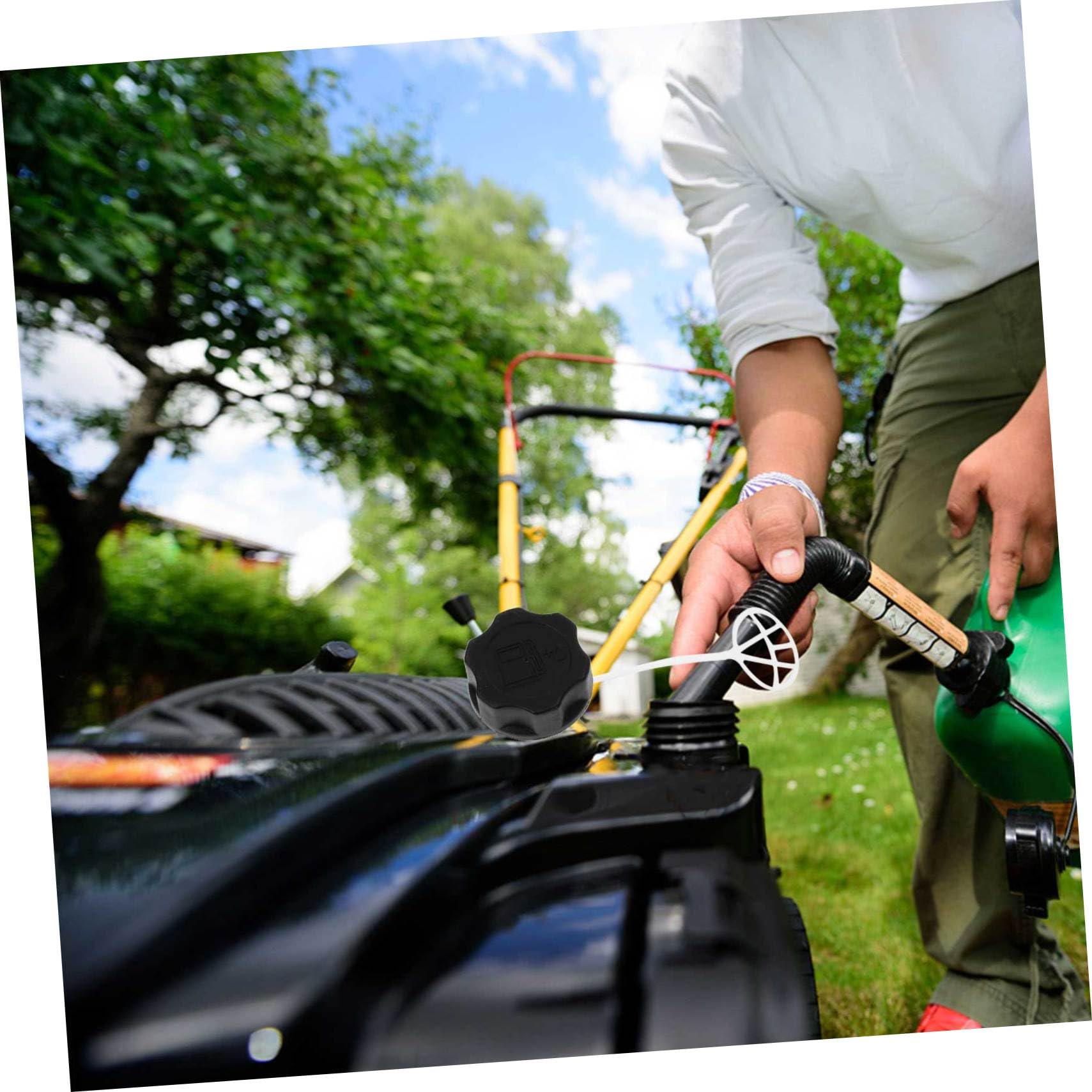 ibasenice Tappo Serbatoio Benzina Decespugliatore Nero Plastica | Ricambio per Brushcutter Tank, Accessorio per Garden Tool, Compatibile con 139fa Hs39