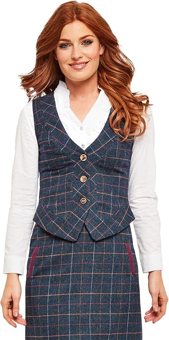 Joe Browns Bella Check Waistcoat, 8 