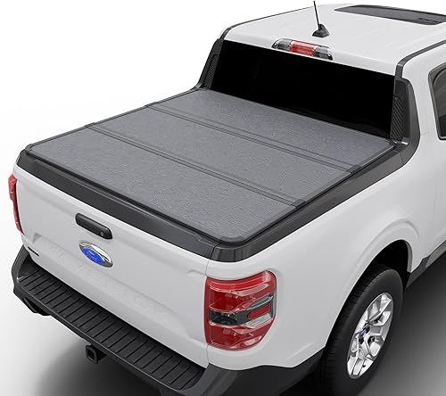 Cubierta rígida plegable para caja de camioneta, THTF037, se adapta a Ford Maverick 2022-2025 con caja de 4 pies 6 pulgadas (54.4 pulgadas)