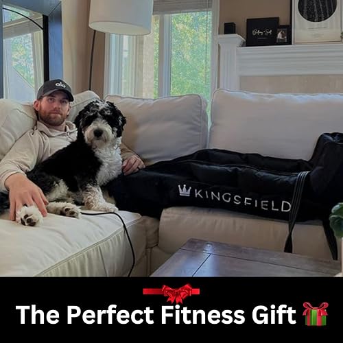 Miniatura 5 de Kingsfield Sistema de terapia de compresión de aire Botas de recuperación de piernas completas