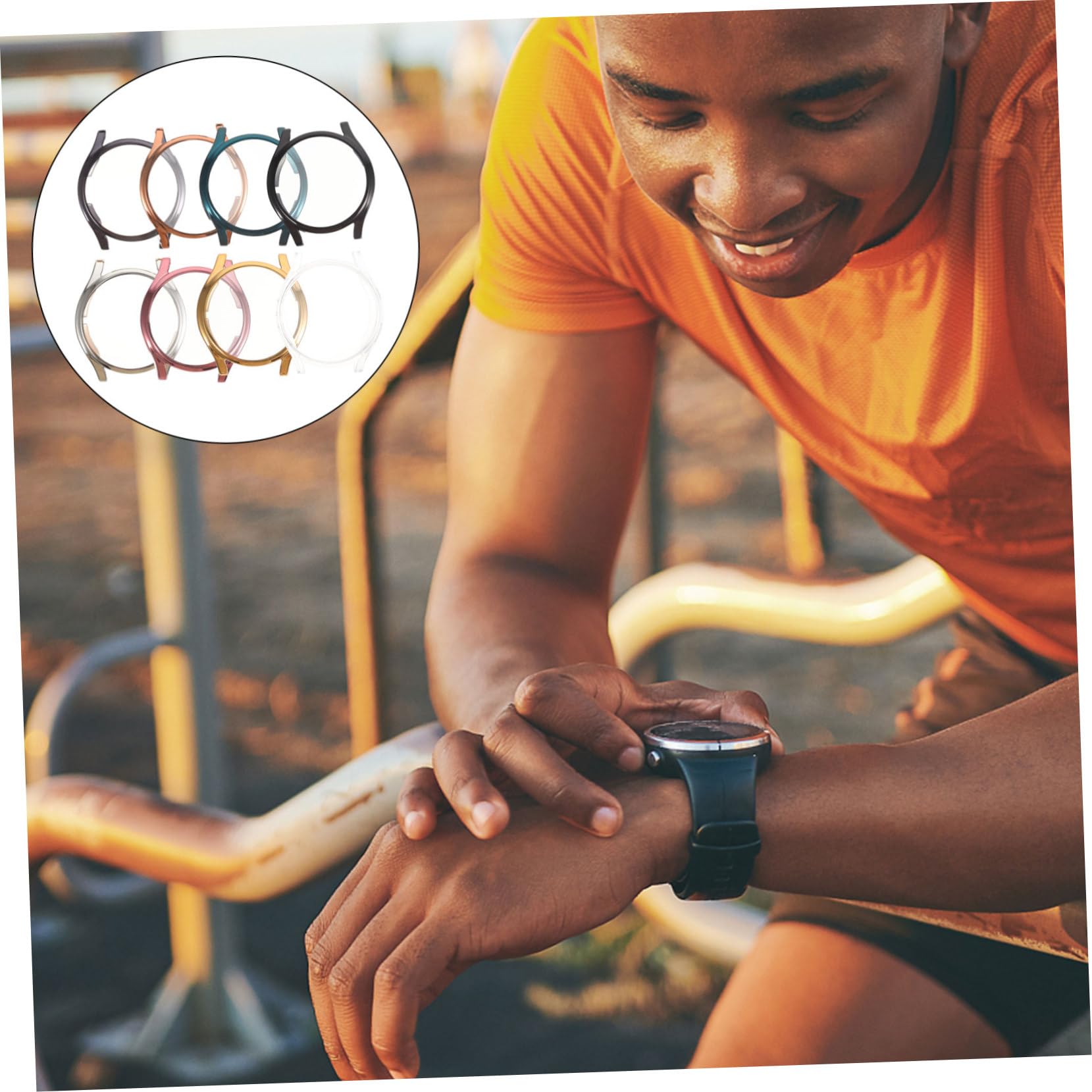 DOITOOL 32 Pièces Coque Couverture étui élégant pour smartwatch boîtier de Montre Intelligente Antichoc boîtier de Montre Intelligent résistant à l'usure Mode boîte de TPU