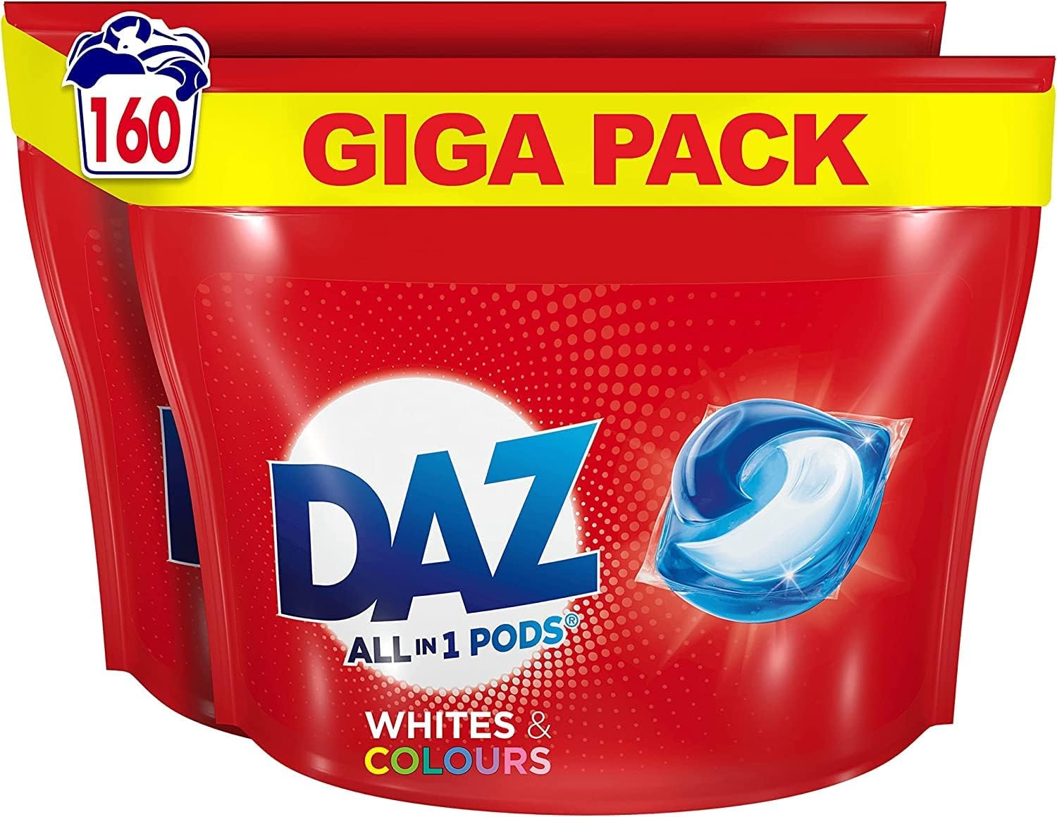 Daz Allin1 PODS Washing Liquid Laundry Detergent Tablets / Capsules