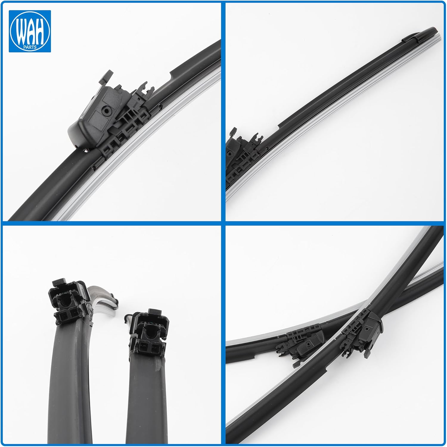 Front Windshield Wiper Blades Heated Compatible with Range Rover L460 2022-2024 Sport L461 2023-2024 Replace LR157017 LR158232