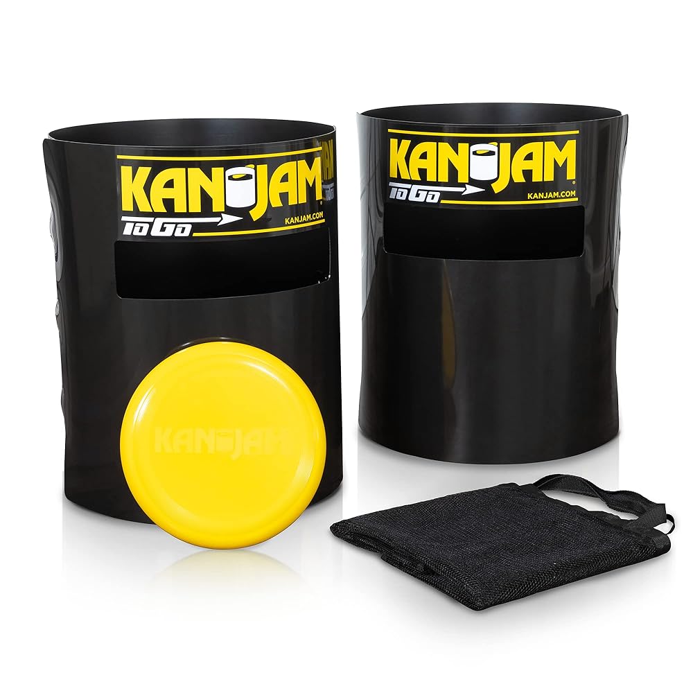 Kan Jam Original Disc Toss Game - Kan Jam Rookie, PRO and To-Go Disc Golf Sets with Illuminate LED Frisbee Versions