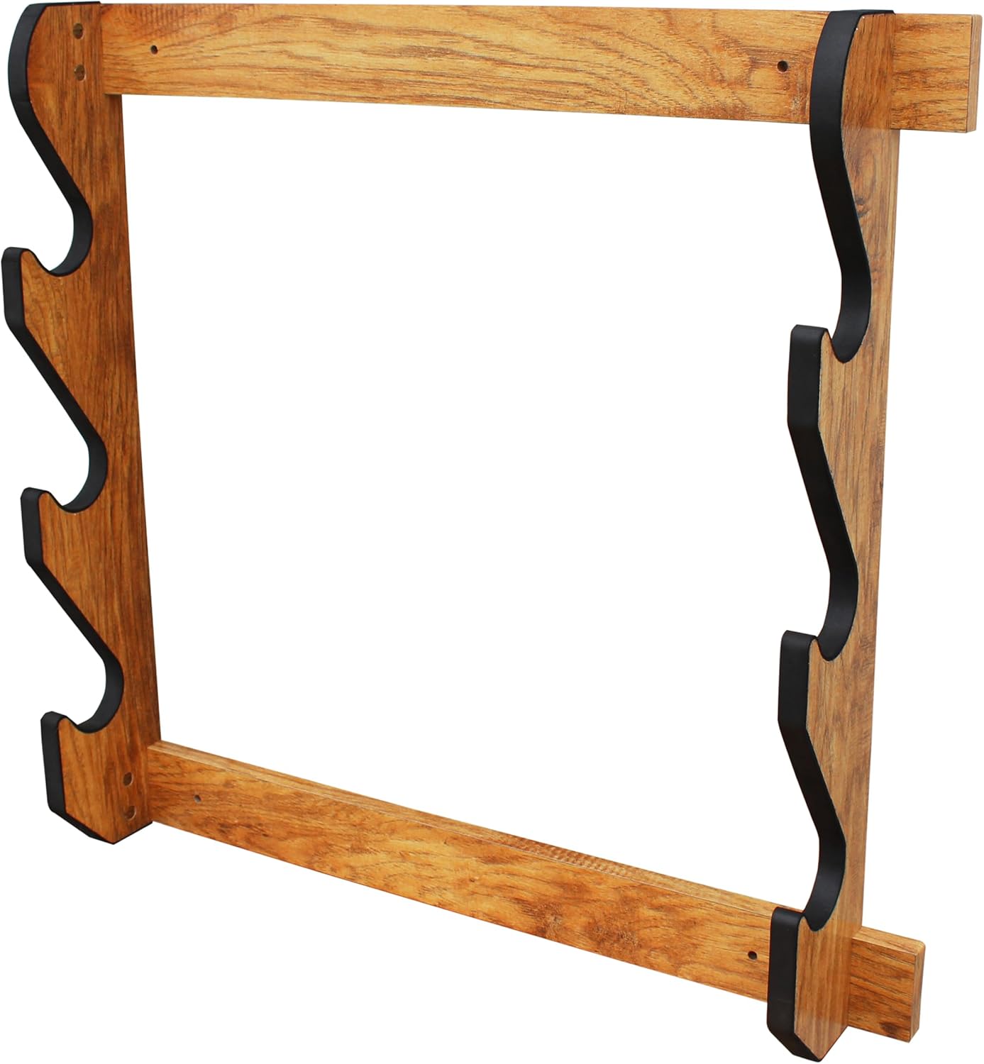 Rush Creek Creations | Indoor Gun Rack for up to 3 Rifles or Shotguns, Premium Wood Construction with Scratch-Resistant Finish Gun Storage for Firearms, Alternative for Gun Safe for Rifles and Pistols