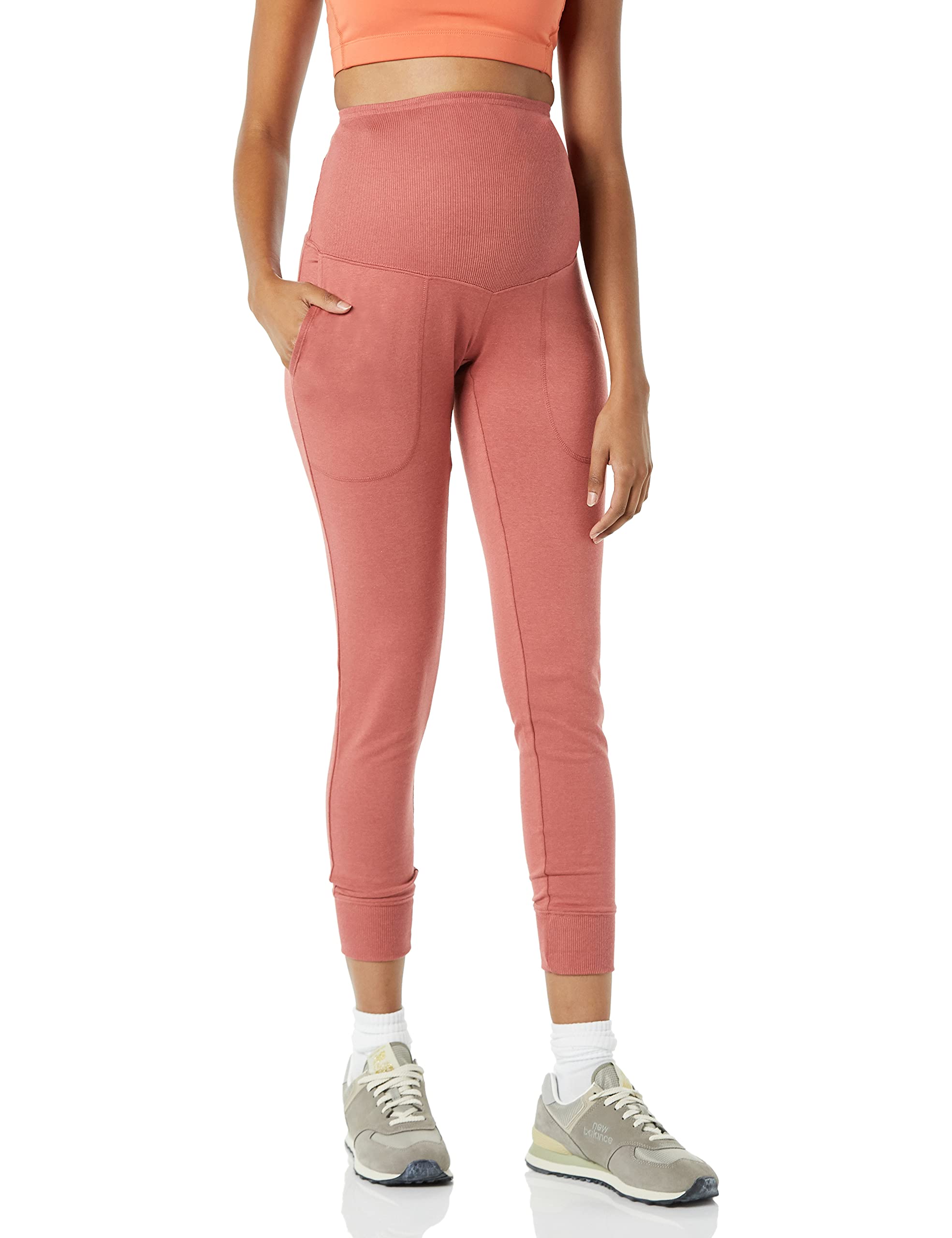 Amazon Essentials Pantaloni per Il Tempo Libero in Spugna Studio Donna