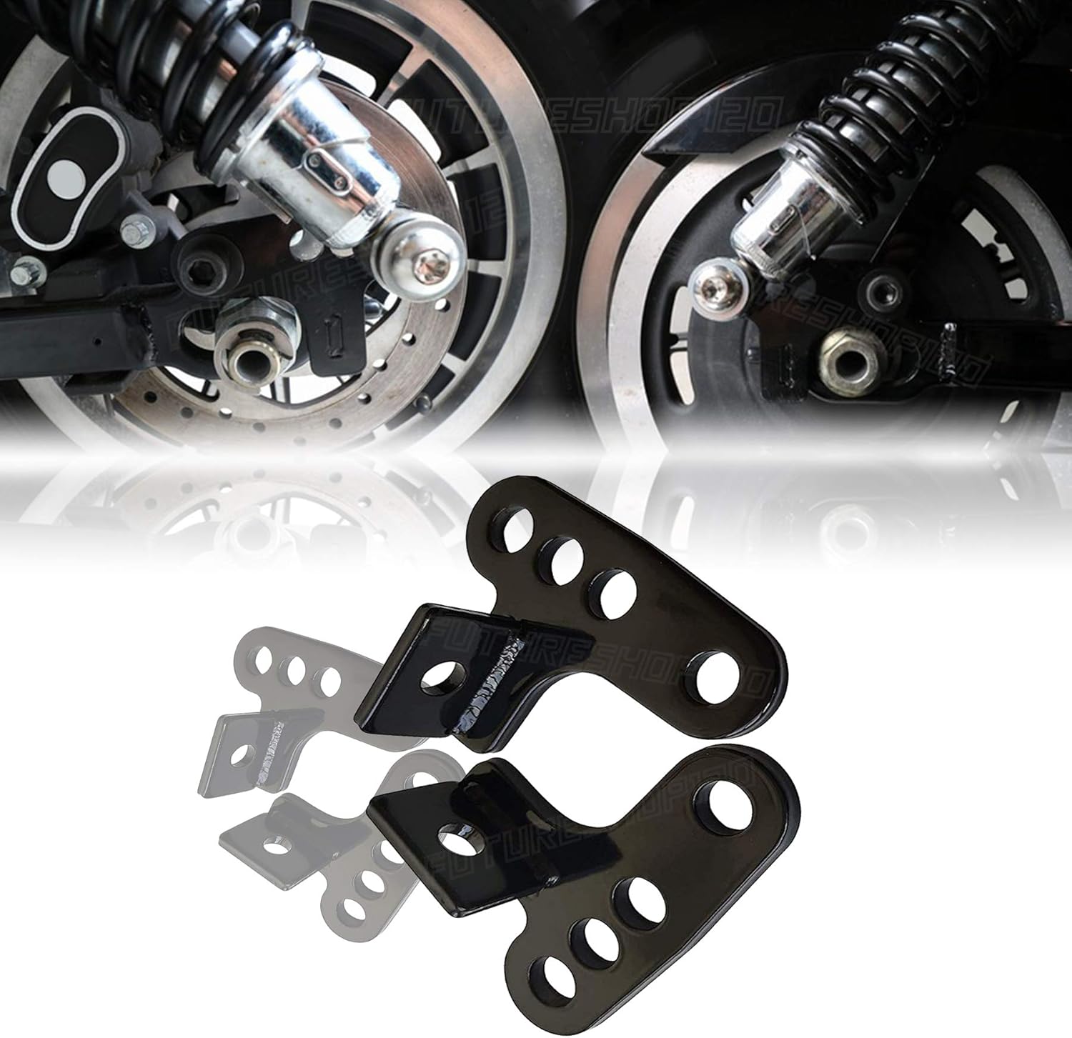 Fits 2000-2015 Iron 883 Harley Sportster 1200 custom lowering kit for 2002 Harley cafe racer Iron 1200 lowering bracket 2 lowering blocks 2016 Sportster bobber 48 chopper Roadster XL 72 lowering link