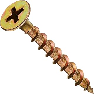Hillman 47671 6-Inch x 1-1/4-Inch All Purpose Wood Screw with Phillips Drive, 1-Pound,yellow