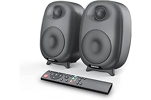 BESTISAN SR06 Bookshelf Speakers with Remote and Bluetooth 5.0