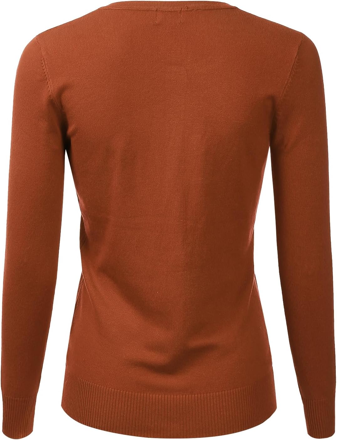 LALABEE Women's Crewneck Long Sleeve Button Down Knit Cardigan Sweater (S-XXL) image 3