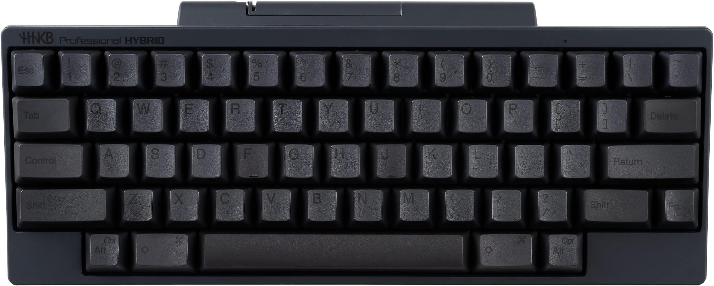 HHKB HYBRID Keyboard PD-KB800B, Printed Keycaps, Bluetooth Professional Mechanical 60% Keyboard, Compact, USB-C (Charcoal)