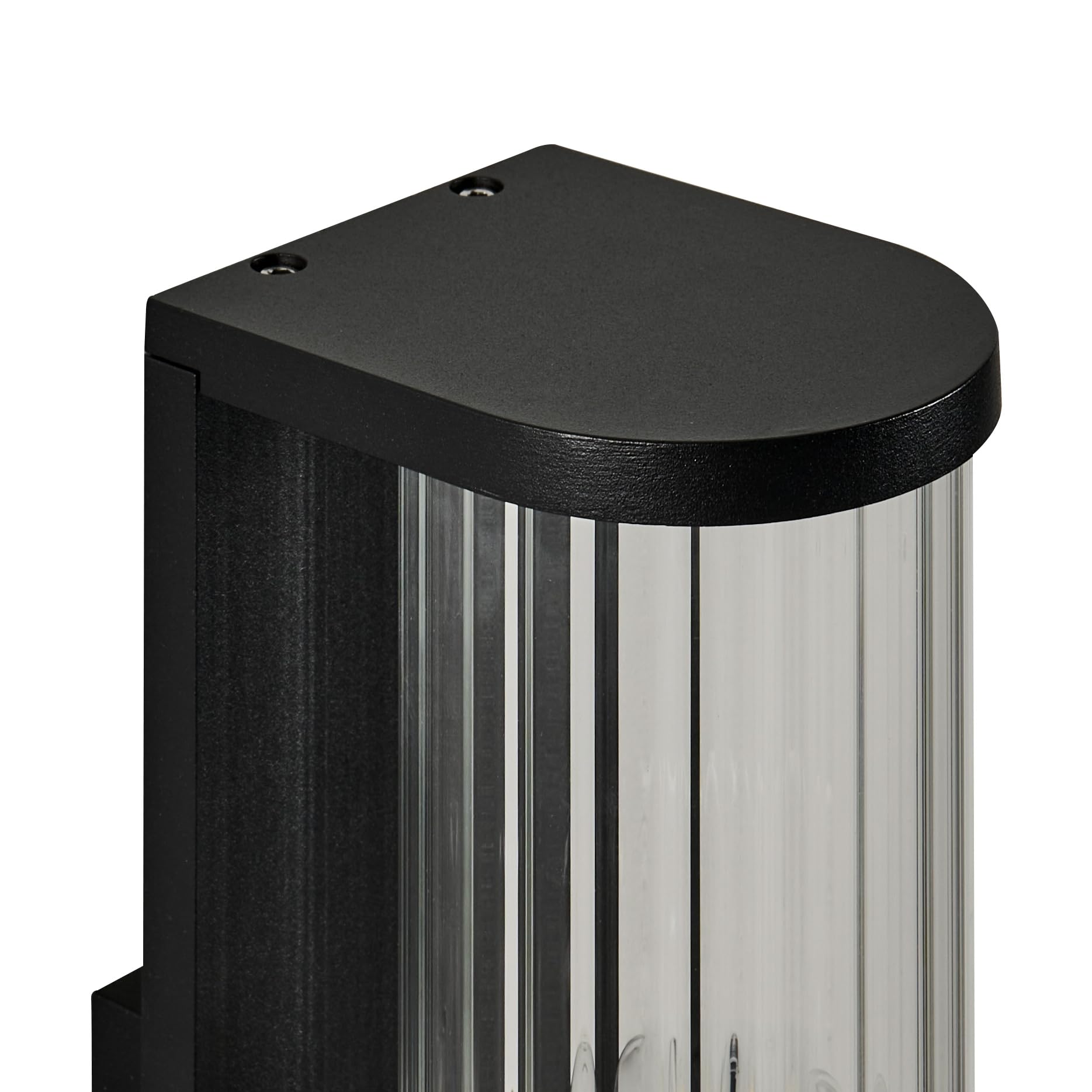 Beliani Applique da esterno con sensore di movimento e illuminazione d'accento, IP44, alluminio nero,