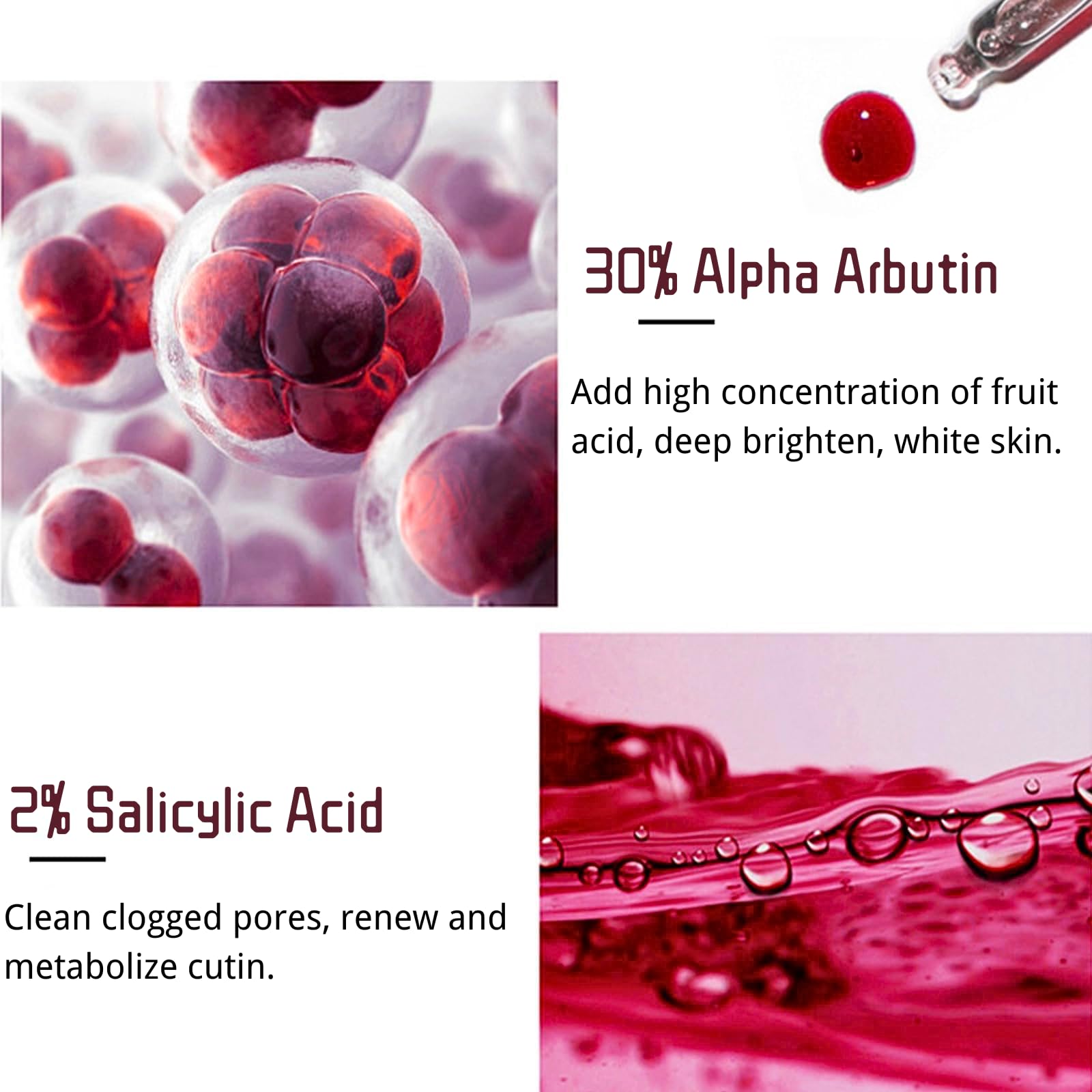 EELHOE Aha 30% + Bha 2% Face Serum, Aha Bha Peeling Solution, Aha Bha ...