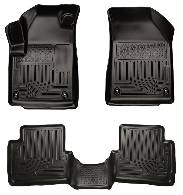 Husky Liners Weatherbeater Floor Mats Fits 2013-2016 Dodge Dart Front 2nd Row 3-pc Black - 99021