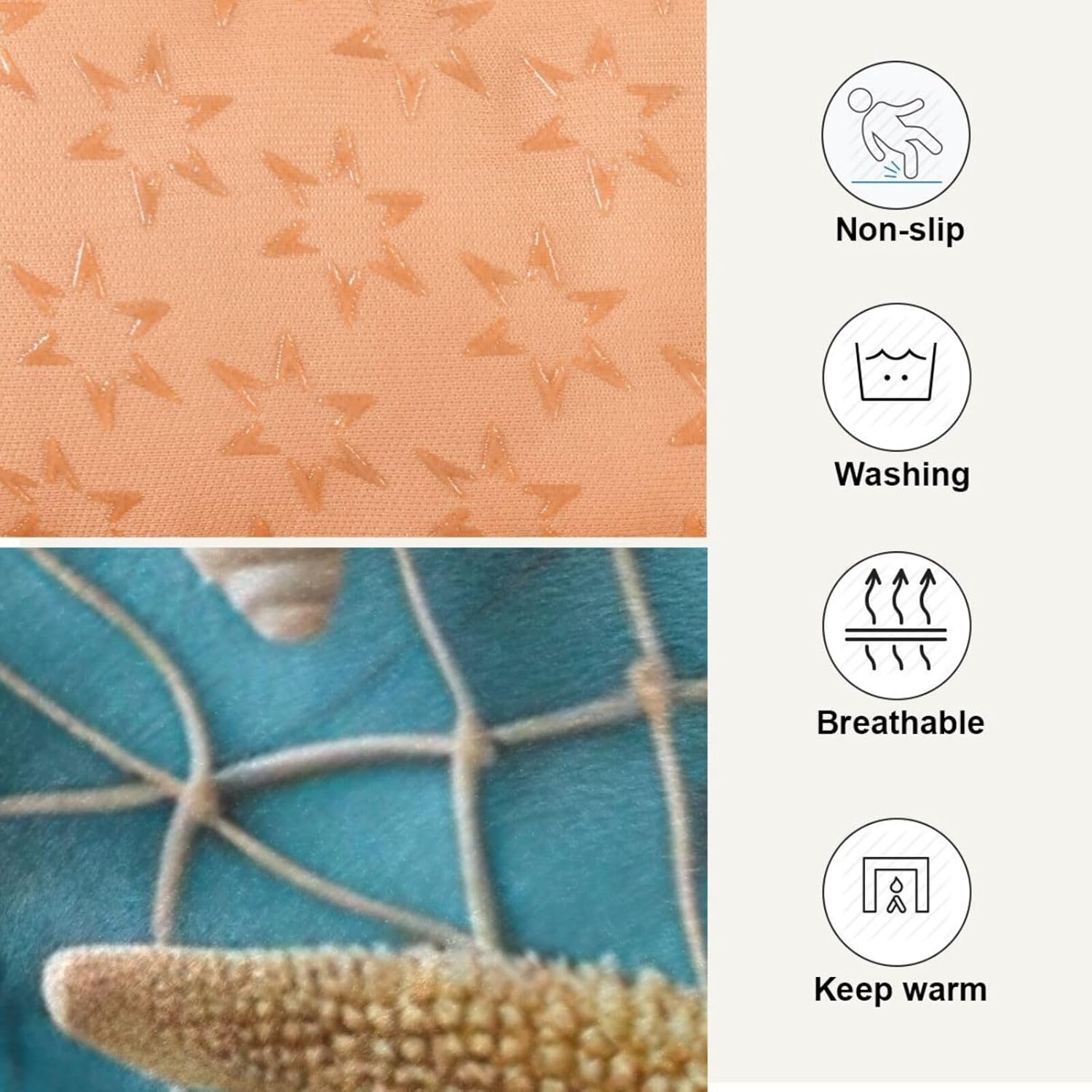 review Starfish Wood Crate Pet Bed, Portable Washable Dog Cat Mat, Soft Comfortable Pet Mattress with Non-Slip Bottom for Dogs Cats Sleeping, 24 x 18 Inch
