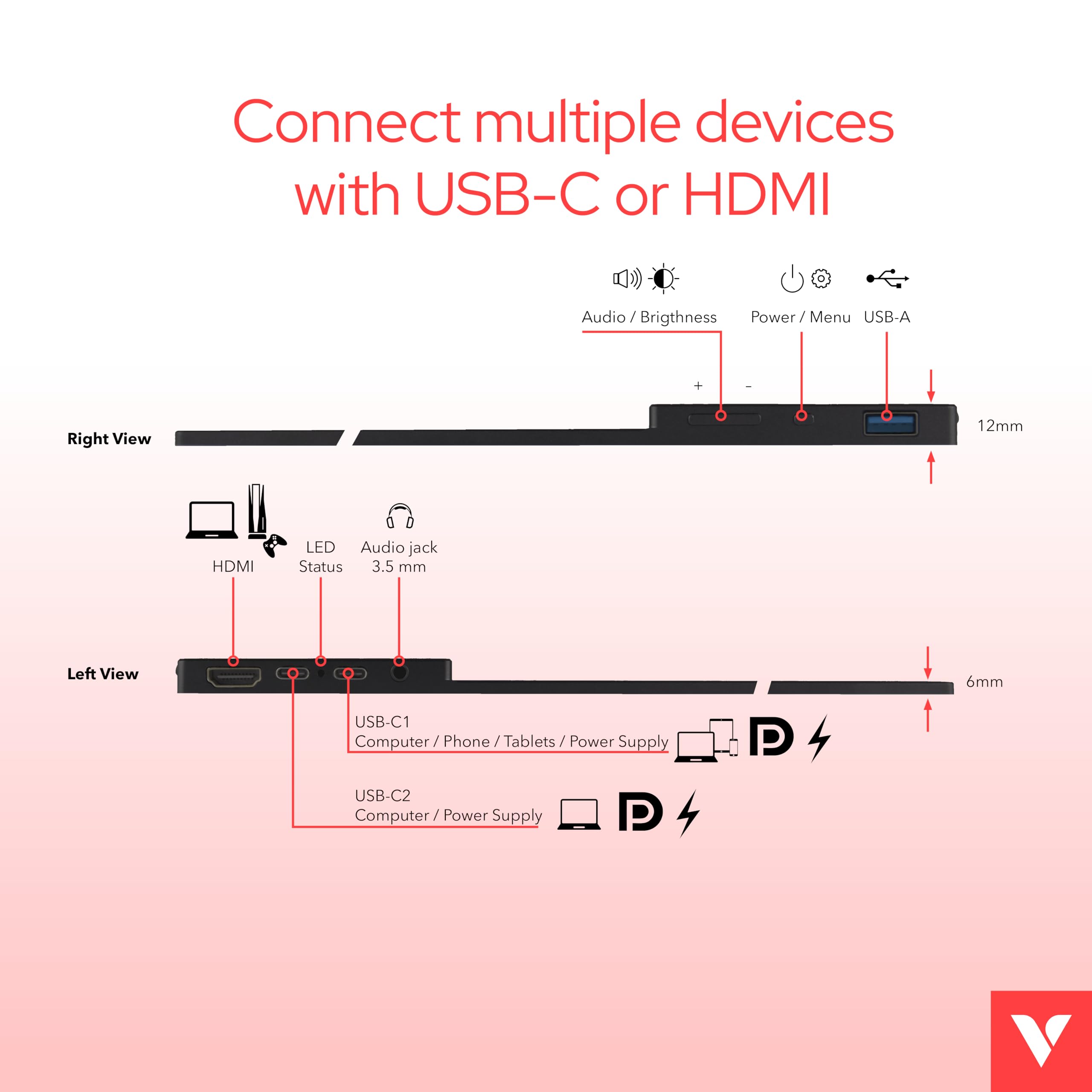 Amazon.com: Verbatim Portable Monitor 14