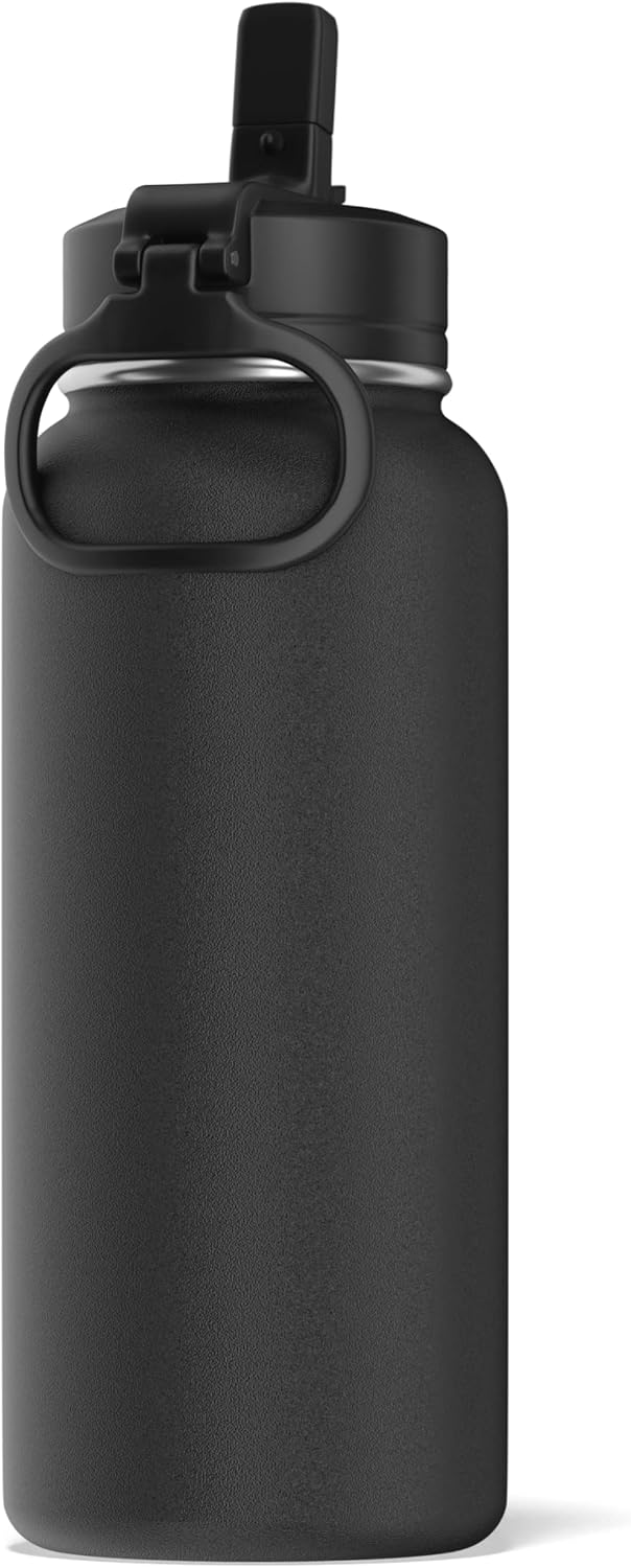 Hydrapeak 24 oz Sports Water Bottle With Straw Lid, Stainless Steel Insulated Water Bottles for School, Sports, and Outdoors - Leak-Proof Double Walled Vacuum Insulated, 24 Hours Cold (24oz, Lavender) : Sports & Outdoors