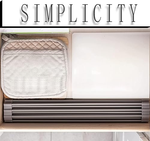 Miniatura 4 de Escurridor de platos enrollable para colocar sobre el fregadero de 20.5 pulgadas, hecho de acero envuelto en silicona, multiusos, no ocupa espacio,