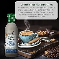 Vista 5 de Walden Farms Crema de café de vainilla francesa de 12 onzas (paquete de 2) rica y cremosa Fresca y sabrosa Vegana, Paleo y Keto Sustituto