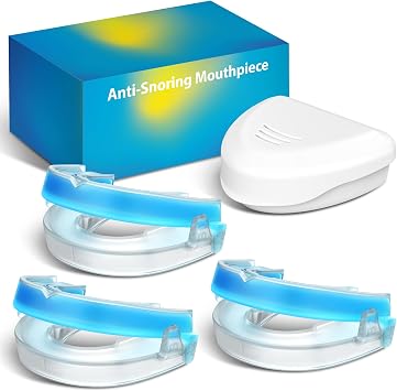 L08-BT, S-Size Anti Snoring Mouthpiece, Snoring Mouth Guard for Sleeping, Open-Mouth Design to Speak & Drink, Adjustable 0-6mm Reduce Snore Mouthguard, Custom Moldable Anti Snoring Devices for Adults