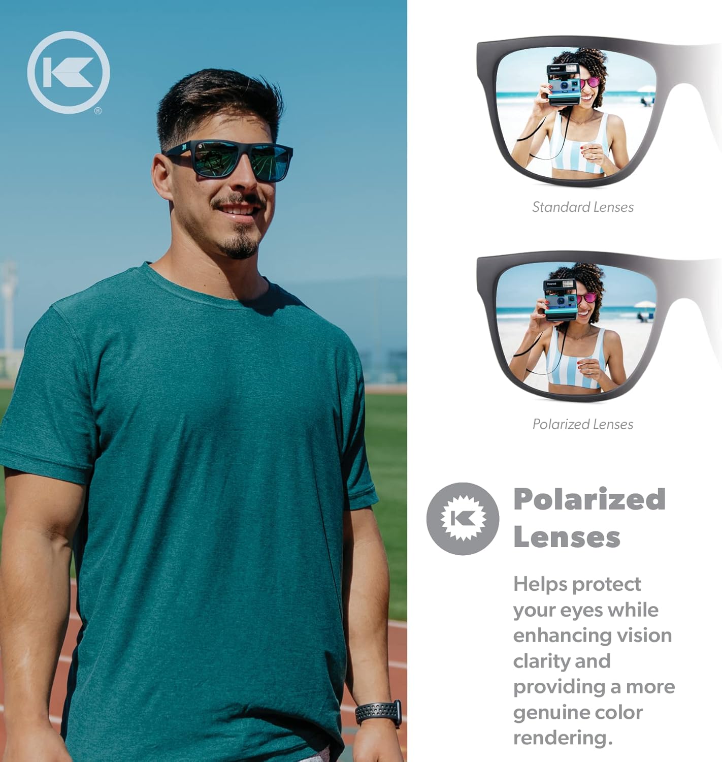 Knockaround Torrey Pines Polarized Sunglasses for Men & Women - UV400 Protection - Image 6
