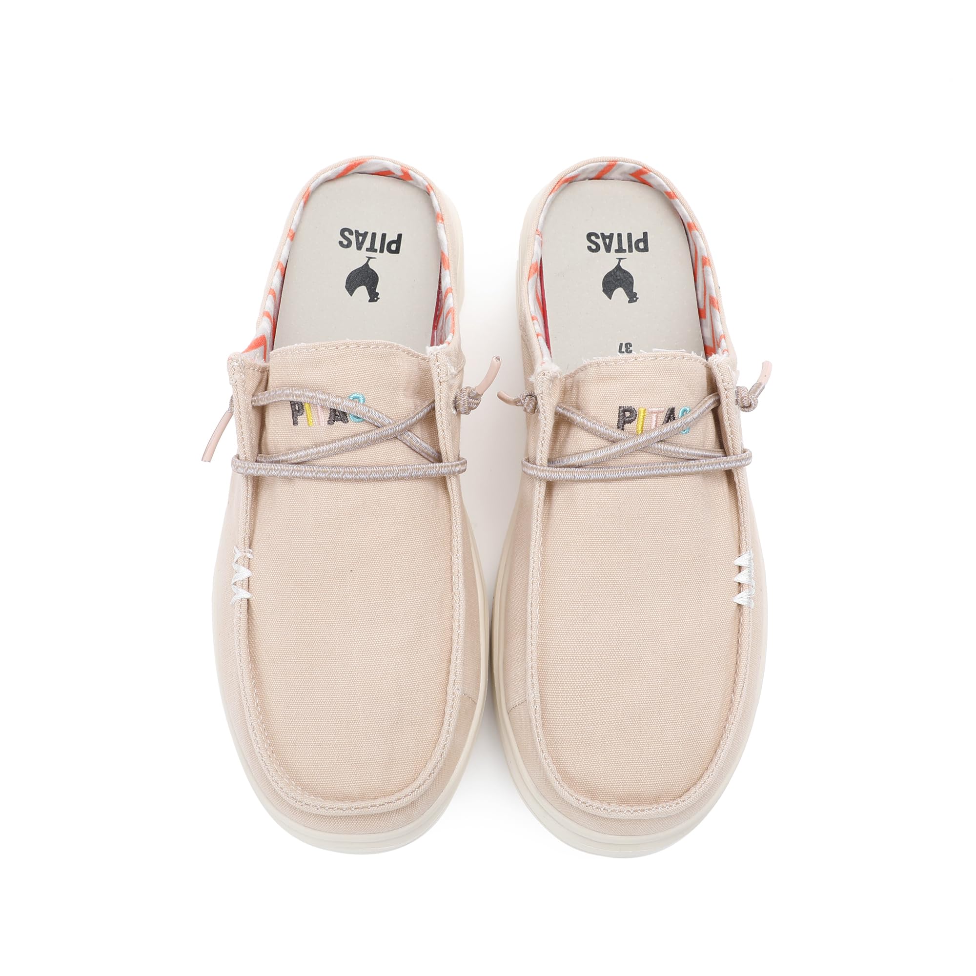 WALK IN PITAS | CAPARICA | Zuecos de Mujer | Mocasines | Náuticos Casual | Zapatillas de Tela | Zapatos sin Cordones | Deportivas Casuales | Calzado de Walkinpitas